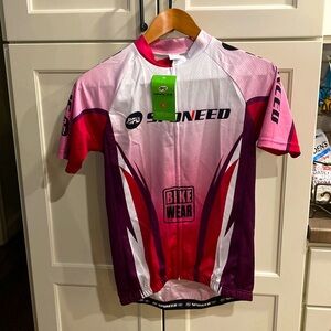 NWT Sooners Bike Wear cycling jersey size Med